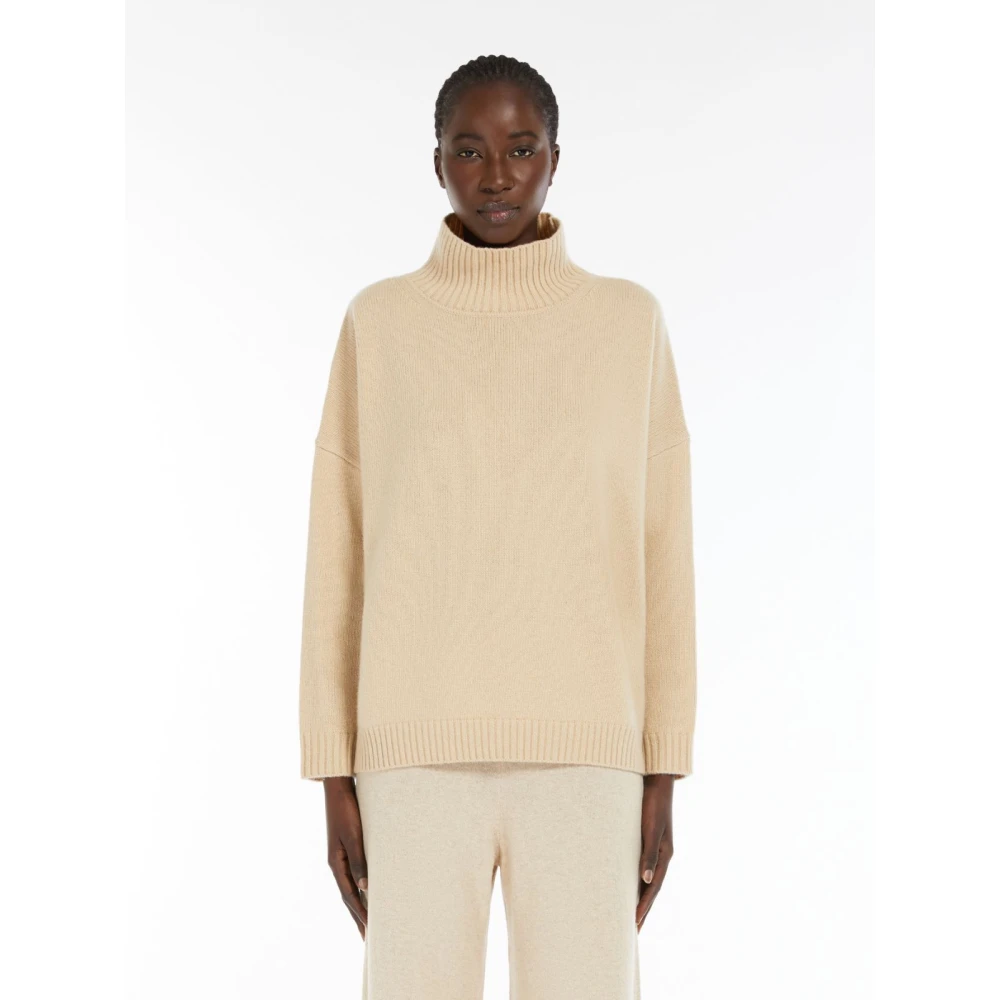 Max Mara Weekend Wollen Trui Borgia Beige Dames
