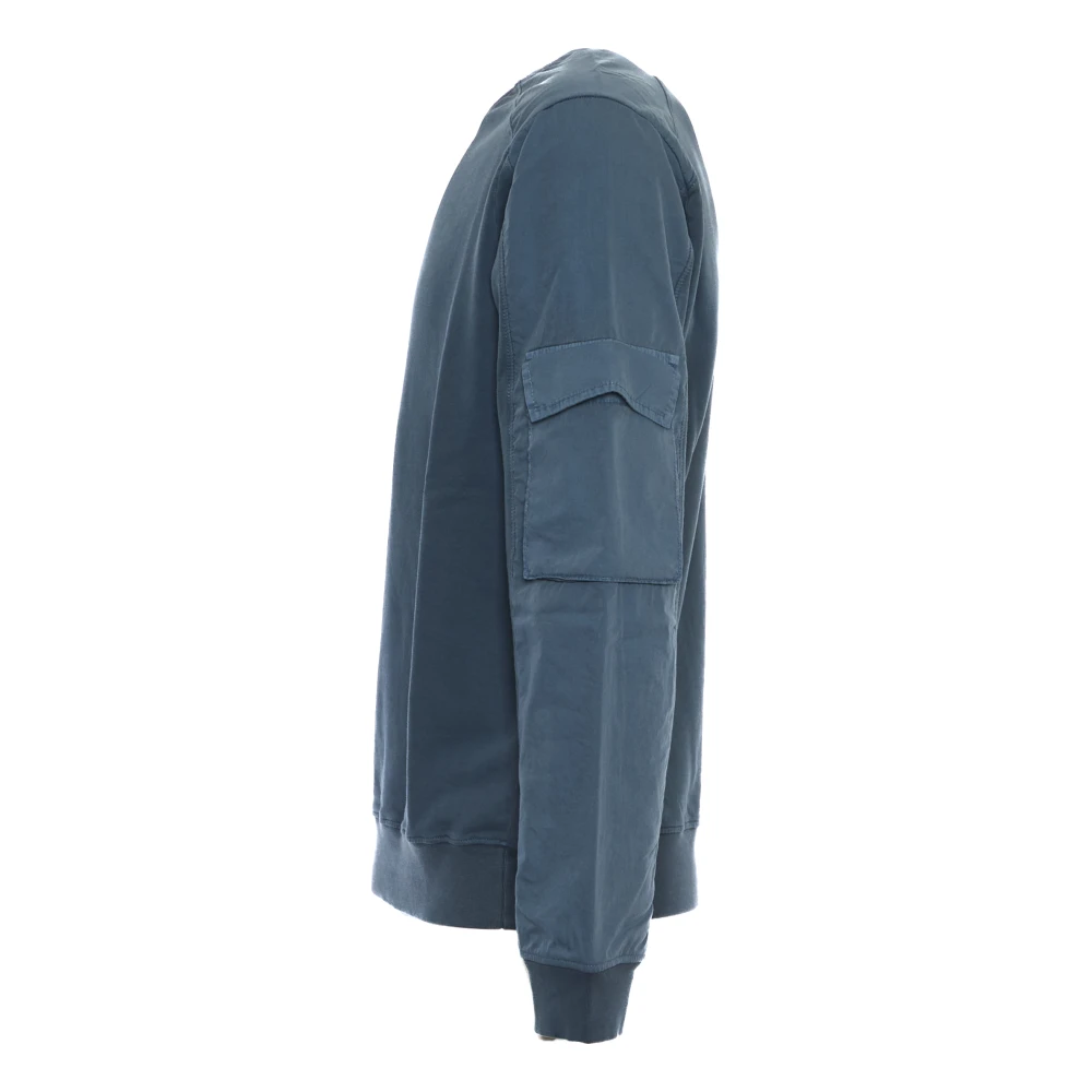 Dondup Lichtblauwe Crew Neck Sweatshirt Blue Heren