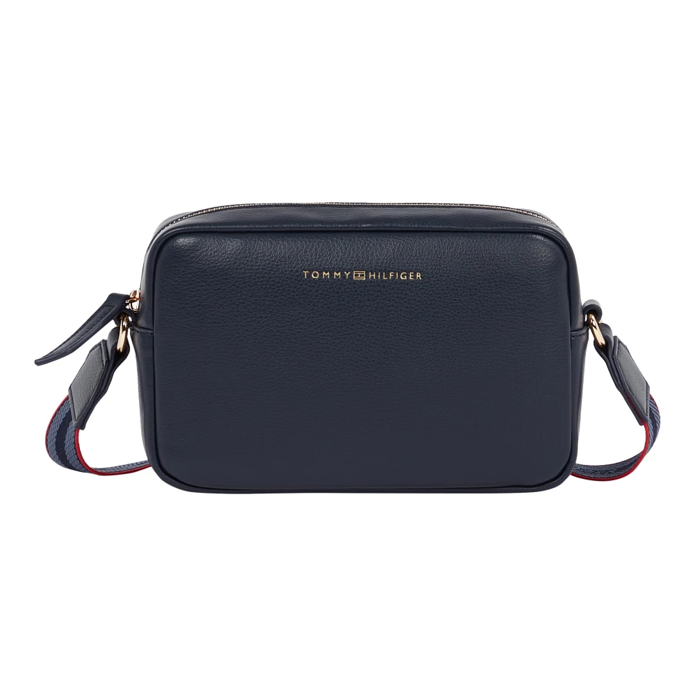 Tommy Hilfiger Women's Blue Logotape Crossbody Bag - Cross Body Bags - One Size - Bags
