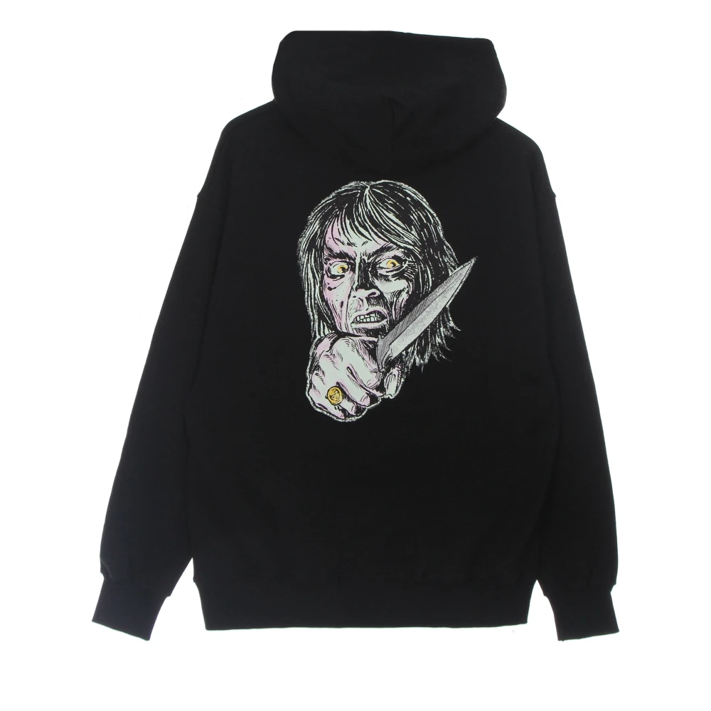 Propaganda Zwart Roze Hoodie voor Mannen Black Heren