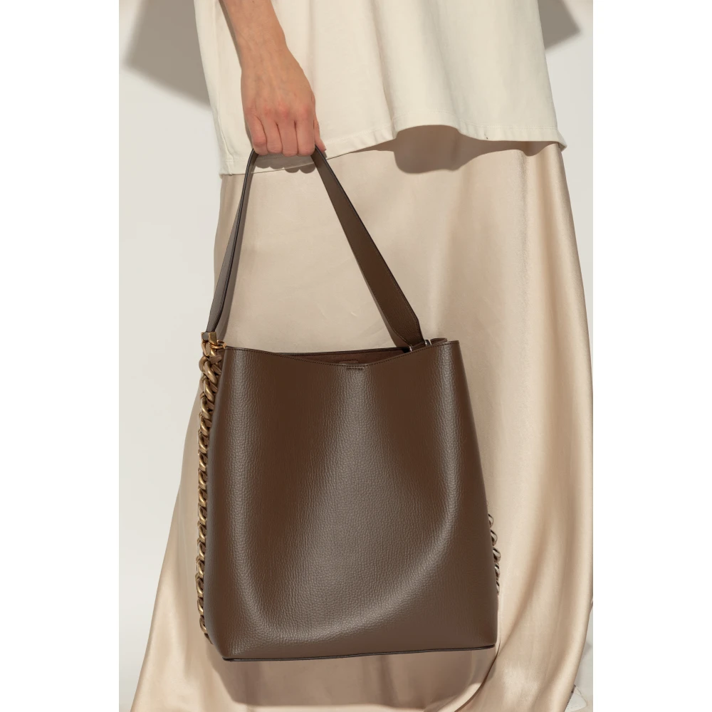 Stella Mccartney Frayme bucket-style schoudertas Brown Dames