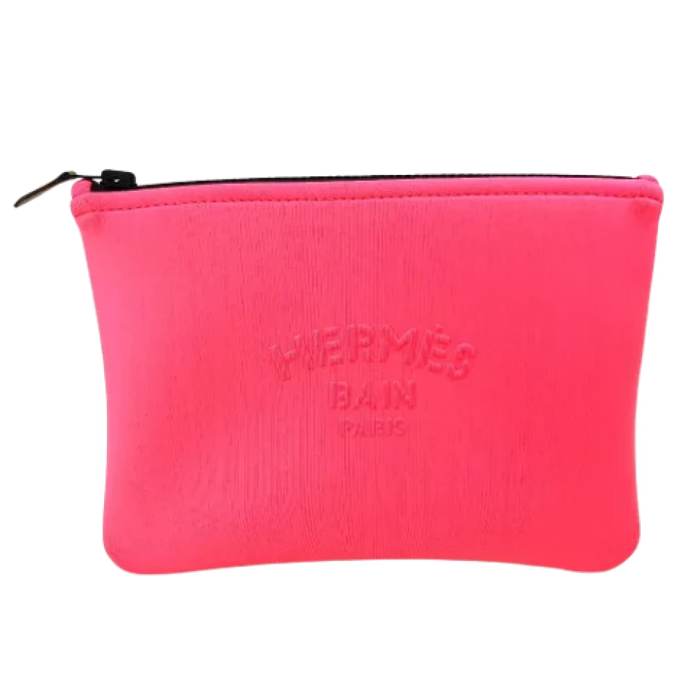 Hermès Vintage Pre-owned Fabric pouches Pink Dames