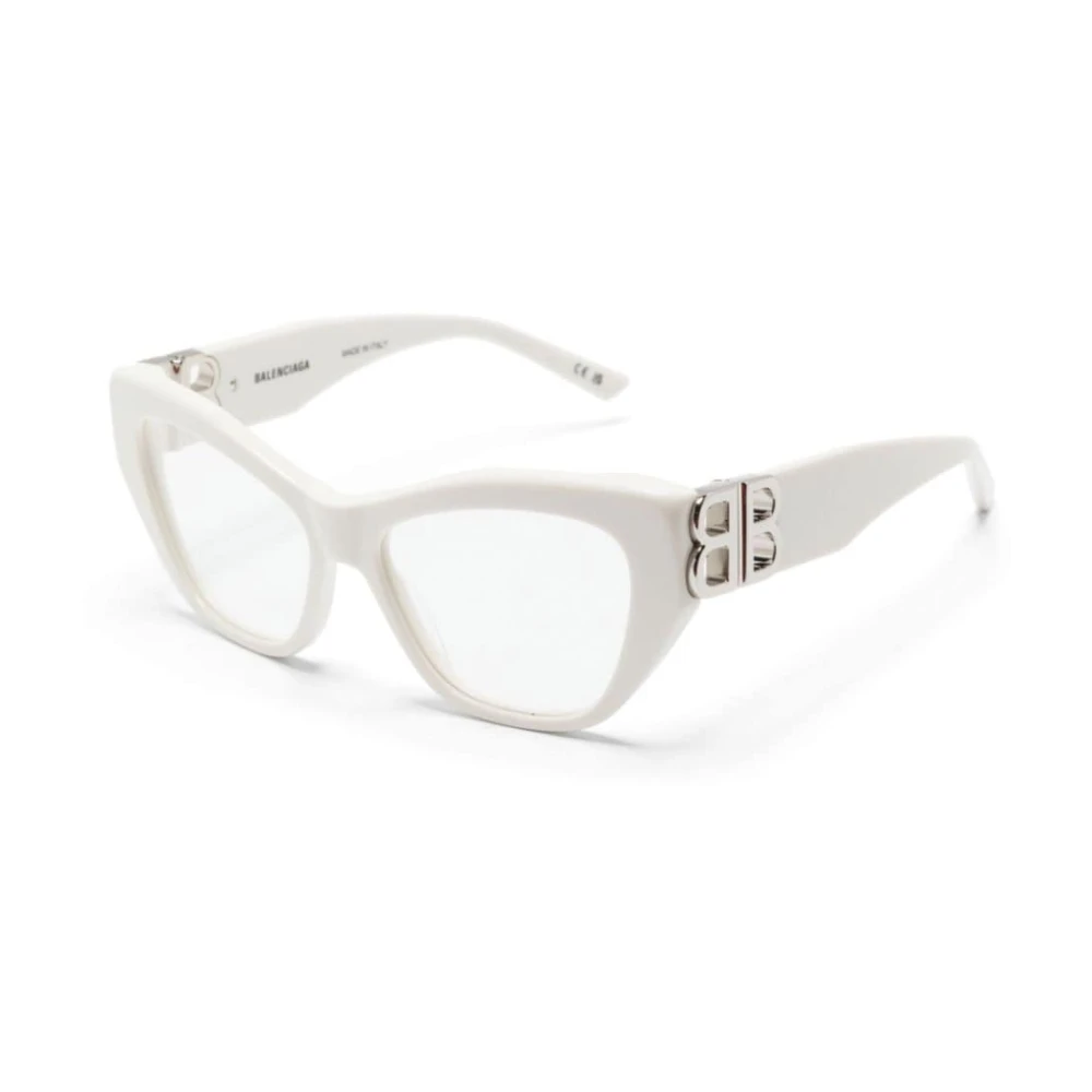 Balenciaga Witte Optische Frame met Originele Accessoires White Dames