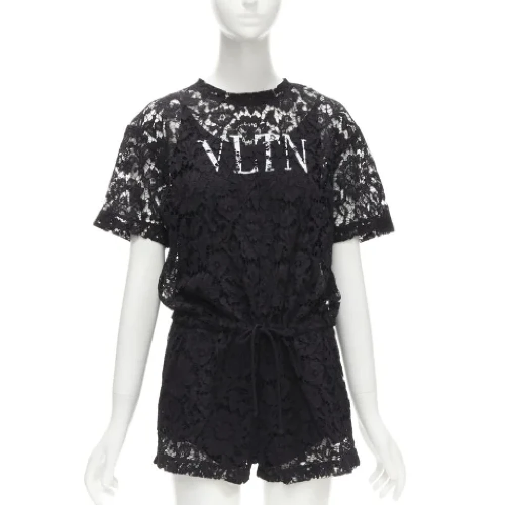 Valentino Vintage Pre-owned Lace tops Black Dames
