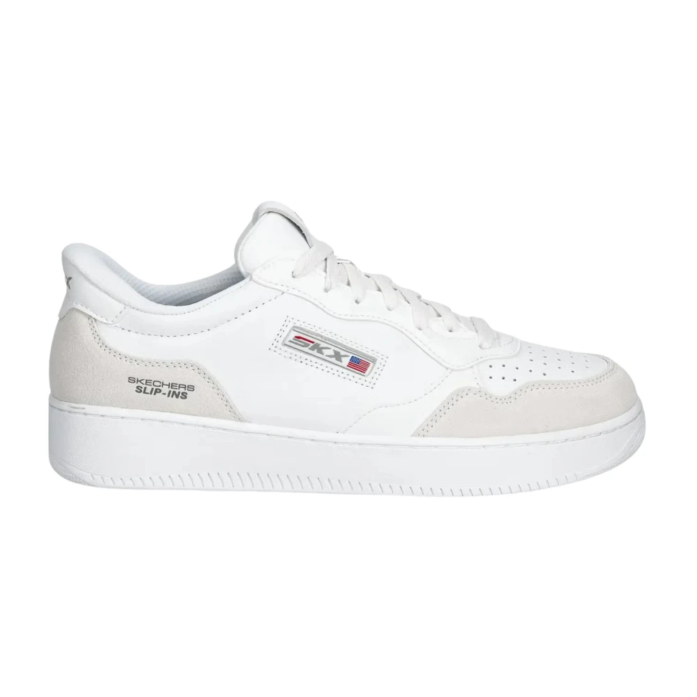 Skechers Uomo Bianco Slip-Ins: Sport Court 2.0 - Konor Sneaker In Taglia 45 - Immagine 6