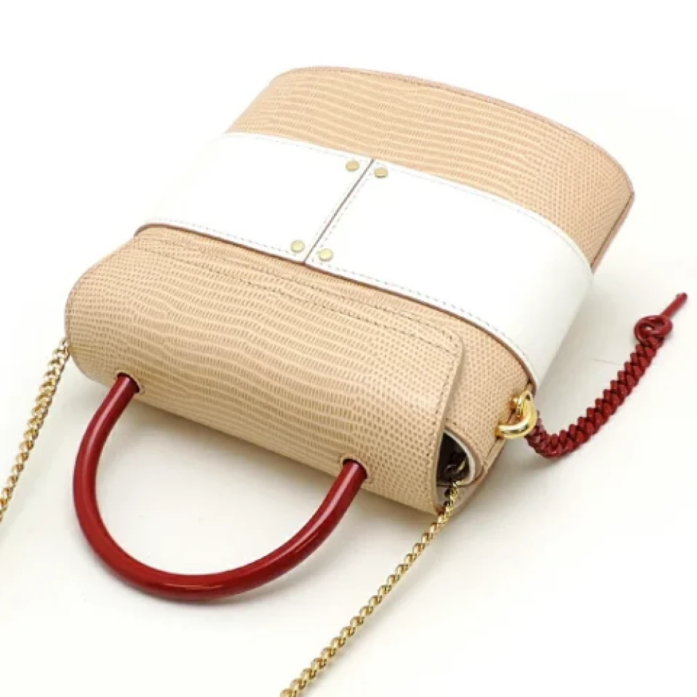 Chloé Pre-owned Leather handbags Beige Dames