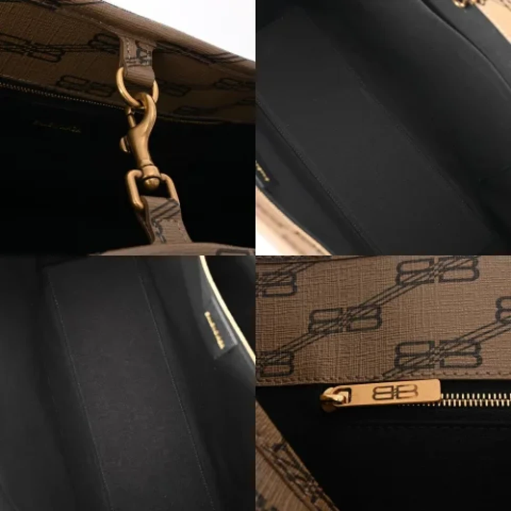 Balenciaga Vintage Pre-owned Leather balenciaga-bags Brown Dames