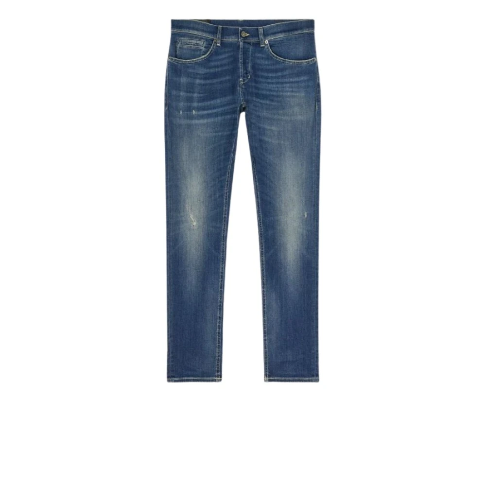 Dondup Herr Blå Jeans W25, Denim, Slim-Fit Jeans