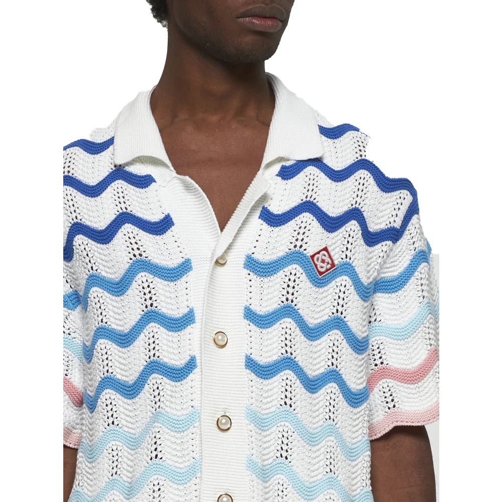Casablanca Rode Stijlvolle Overhemden Multicolor Heren