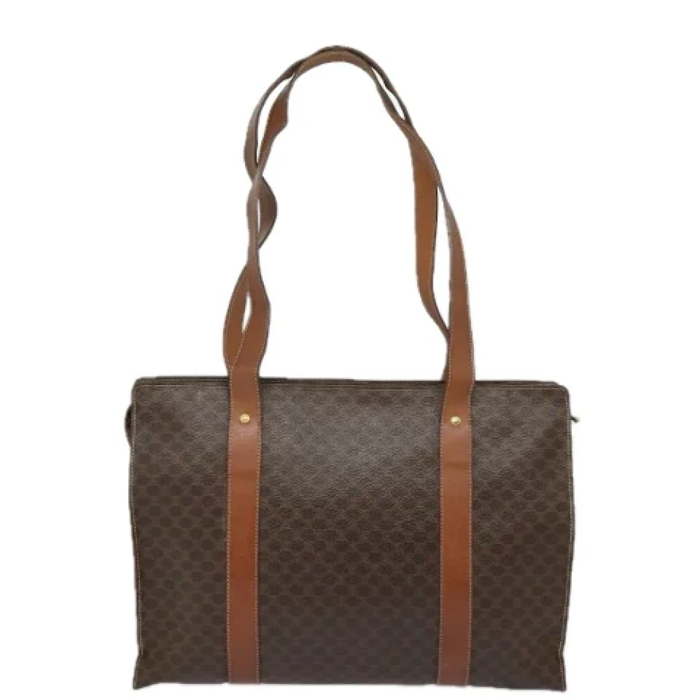 Celine Vintage Pre-owned Leather celine-bags Brown Dames