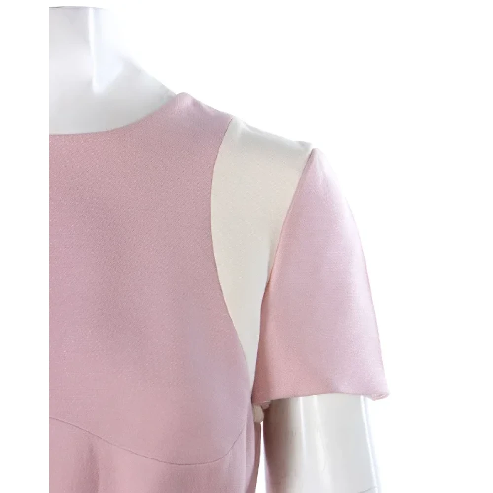 Prada Vintage Pre-owned Wool dresses Pink Dames