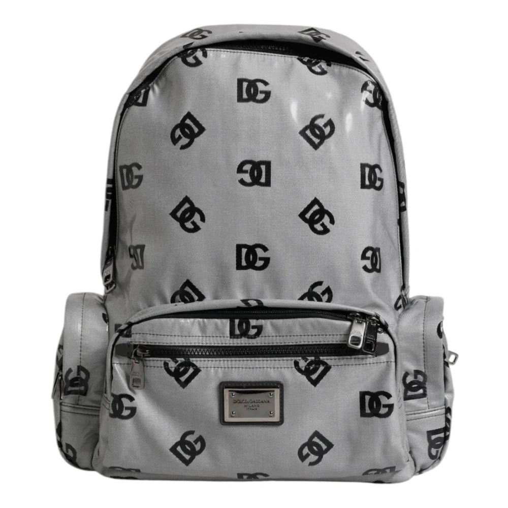 Dolce & Gabbana Unisex Gray Backpack Bag