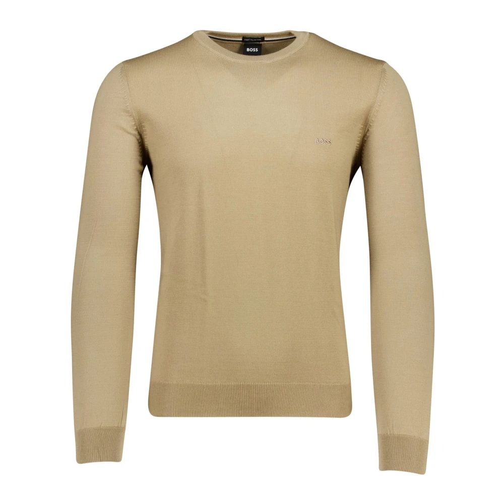 Hugo Boss Beige Trui Beige Heren