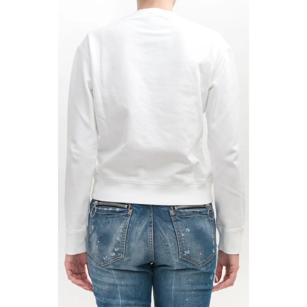 Dsquared2 Witte Sweatshirt White Dames