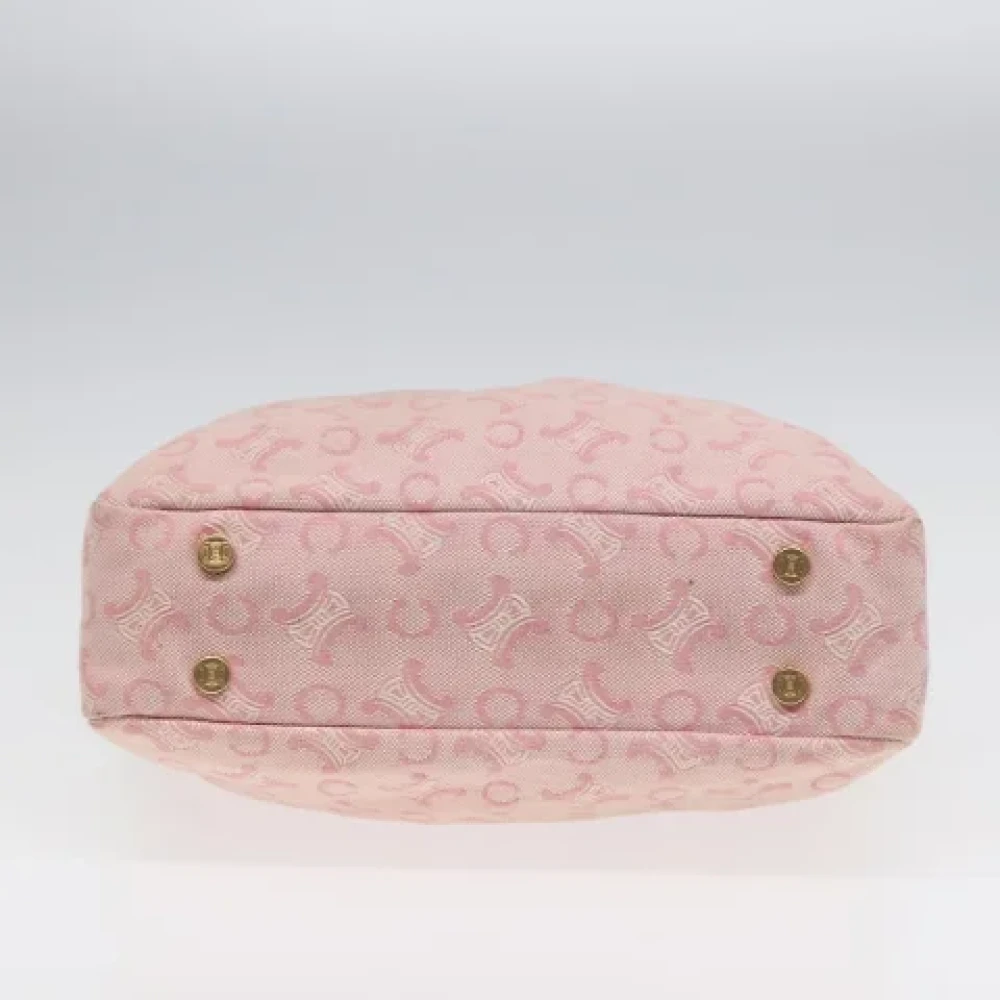 Celine Vintage Pre-owned Canvas celine-bags Pink Dames