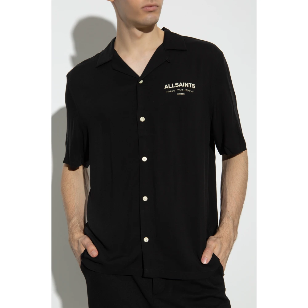 AllSaints Underground Shirt Black Heren