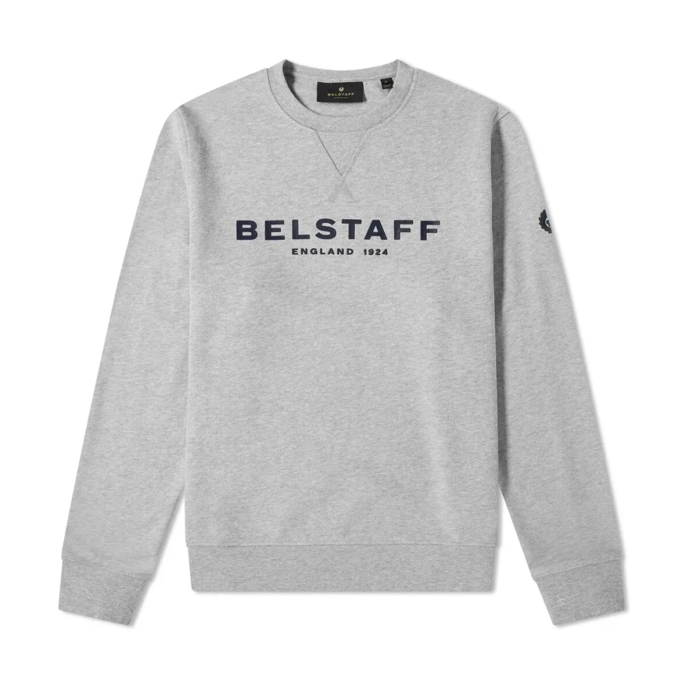 Belstaff Heren Bouclé Katoenen Sweatshirt Gray Heren