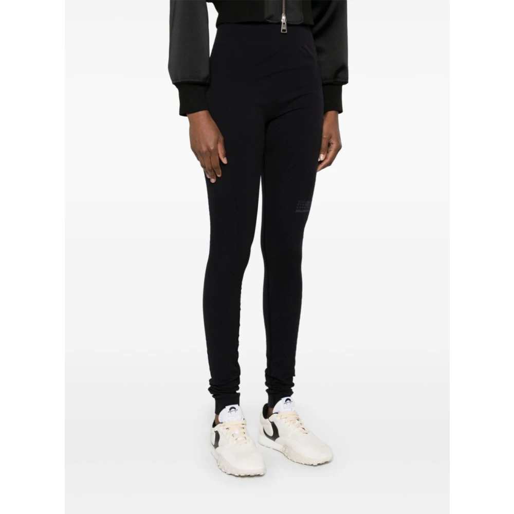 MM6 Maison Margiela Salomon Broek Black Dames