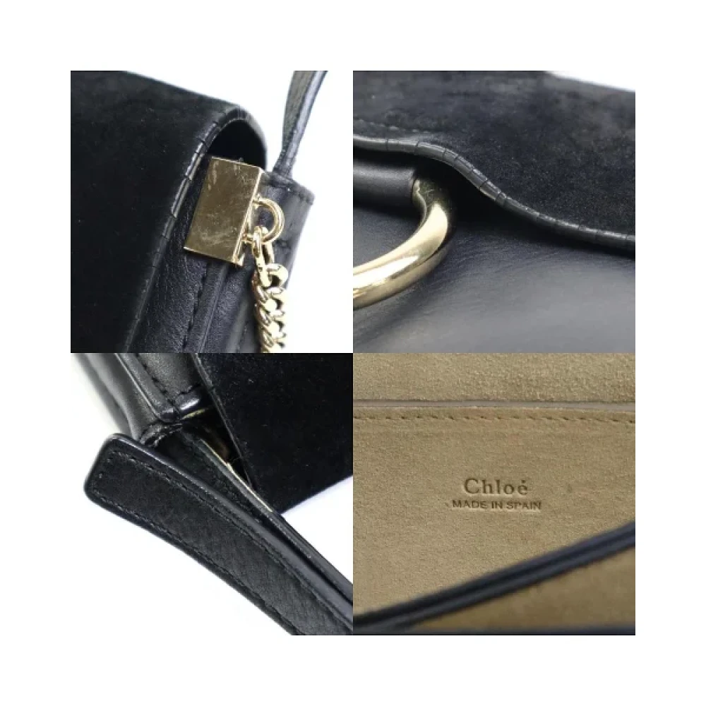 Chloé Pre-owned Suede shoulder-bags Black Dames