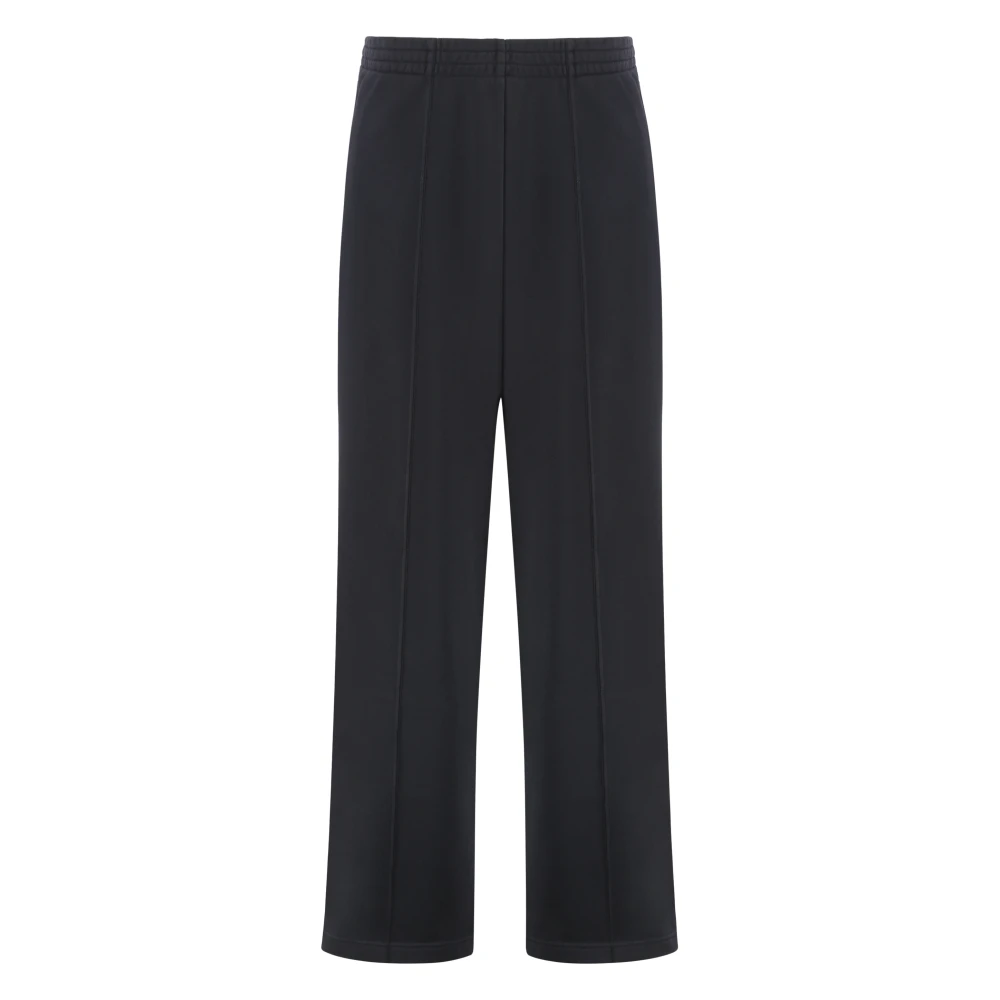 MM6 Maison Margiela Sweatpants met stiksels op de pijpen Black Heren