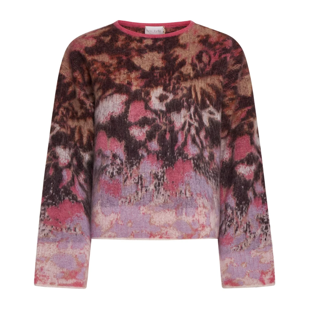 Forte Chique Sweater Modellen Pink Dames