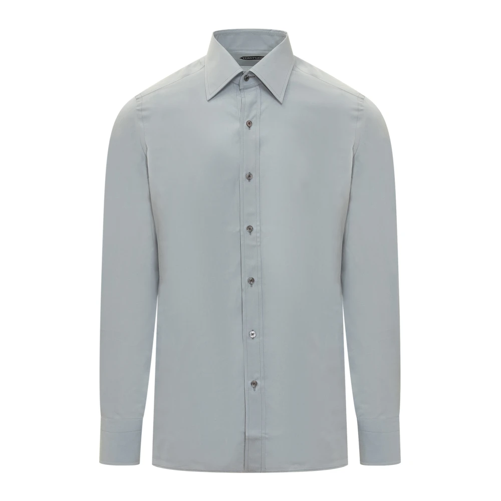 Tom Ford Slim Fit Overhemd Blue Heren