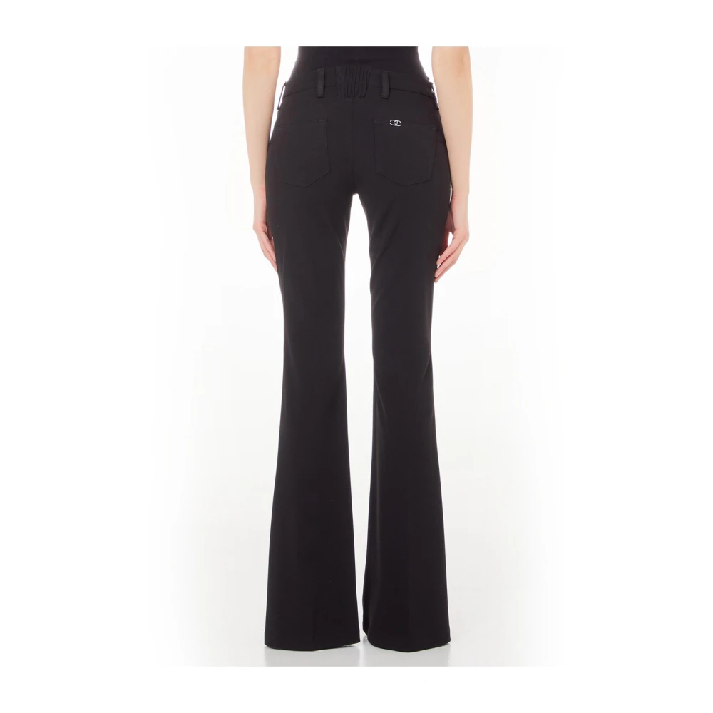 Liu Jo Zwarte Flare Jeans voor Vrouwen Black Dames