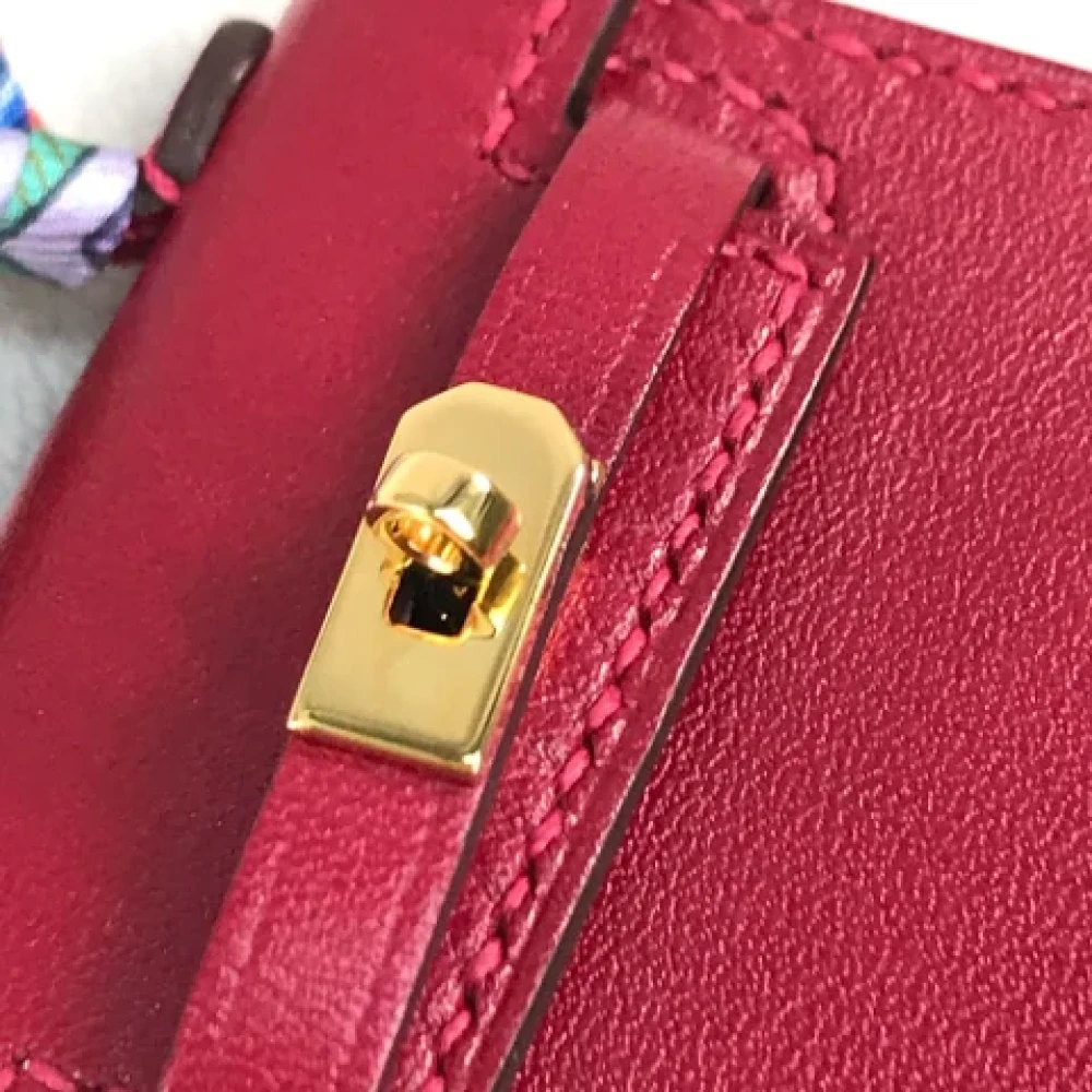 Hermès Vintage Pre-owned Silk handbags Red Dames