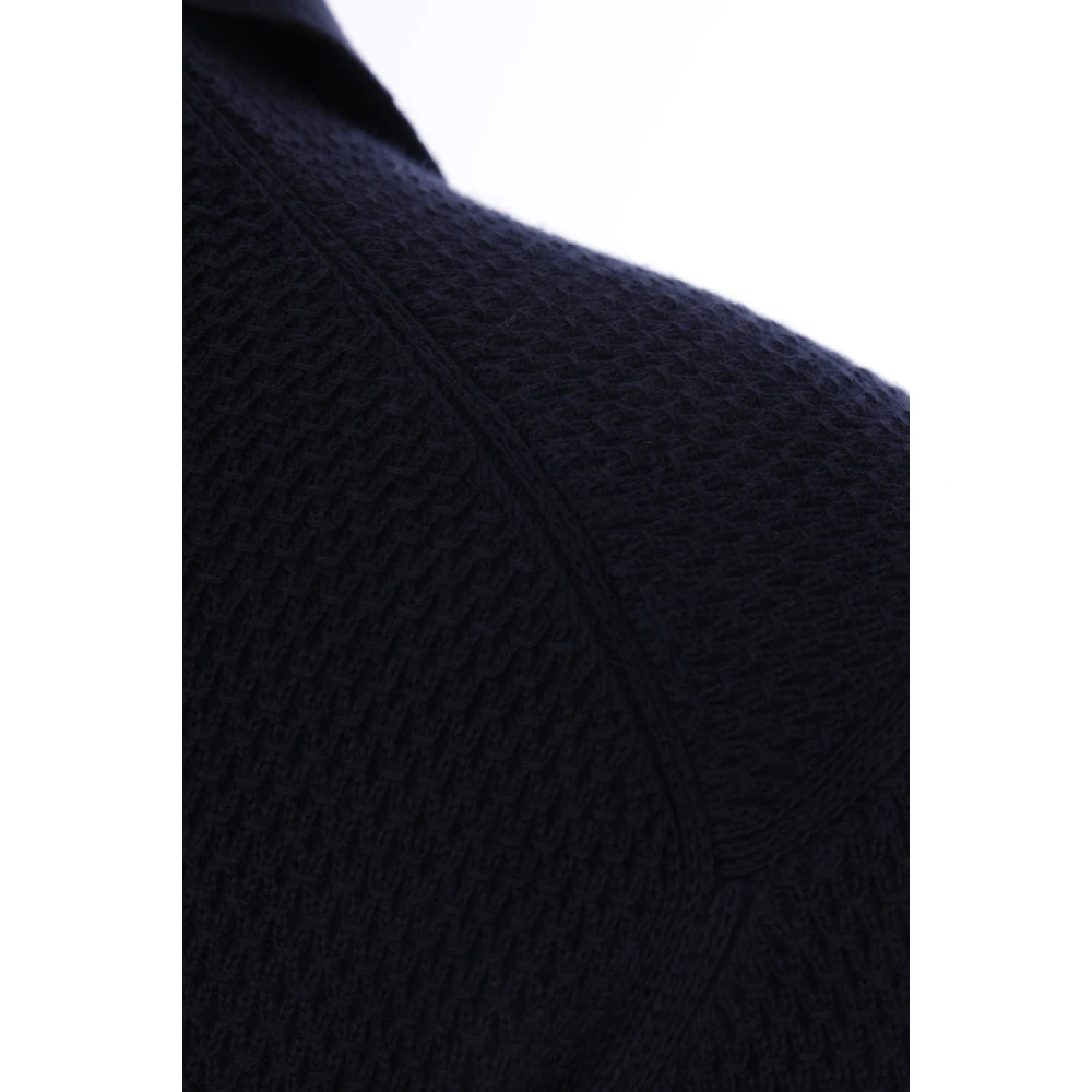 Ermenegildo Zegna Blauw Katoenen Poloshirt Blue Heren