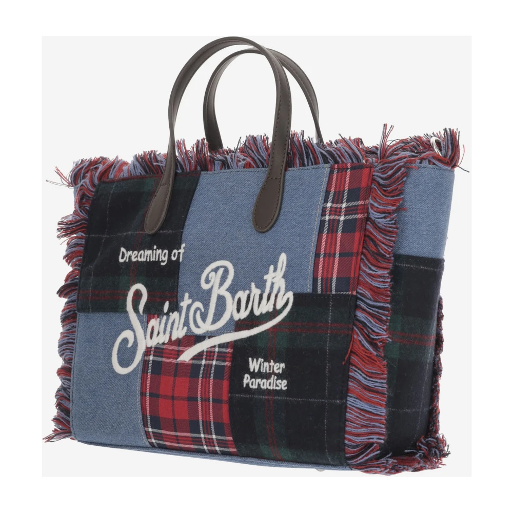 MC2 Saint Barth Schoudertas met Patchwork Patroon Multicolor Dames
