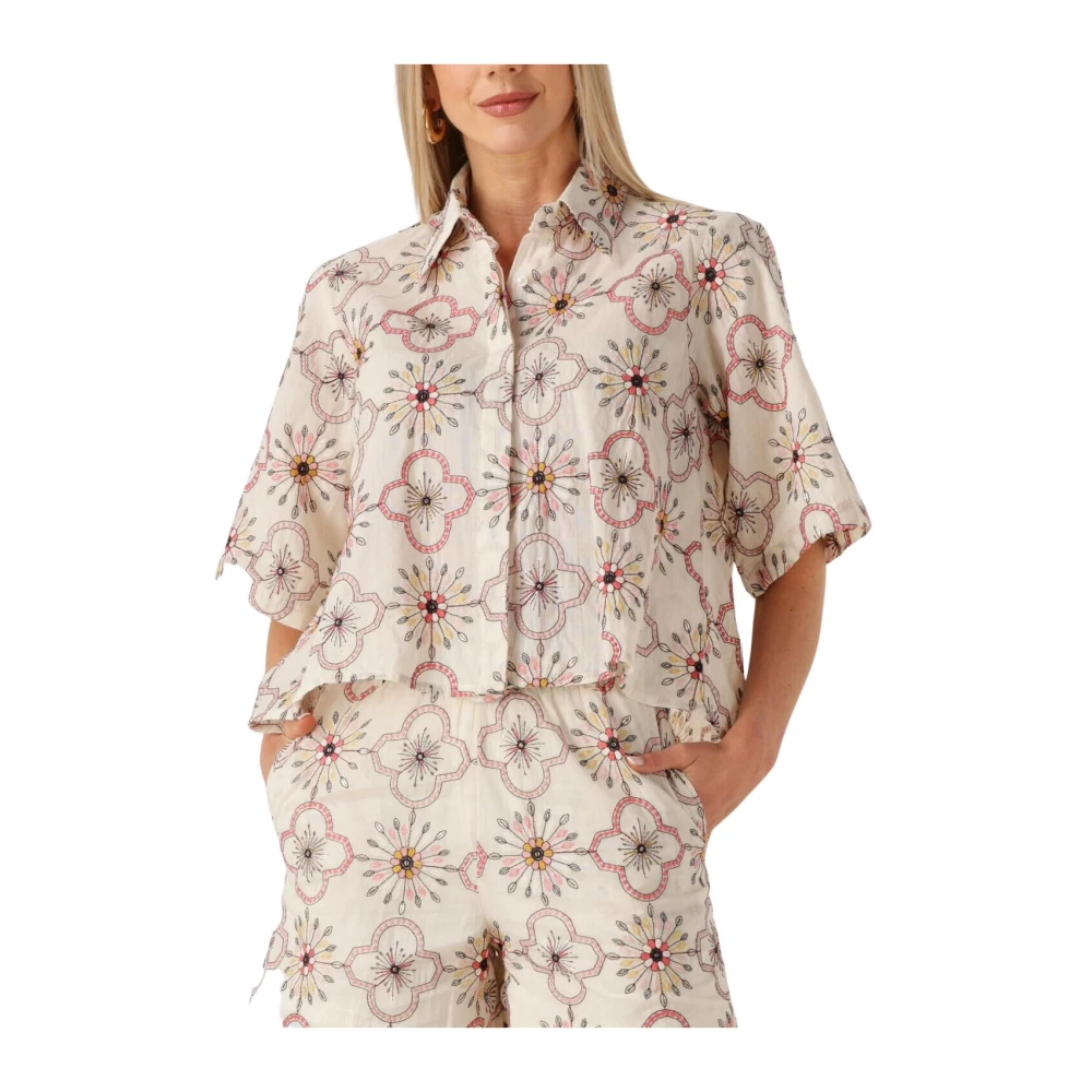 Est'seven Damen Beige Blusen & Hemden, Sgröße: