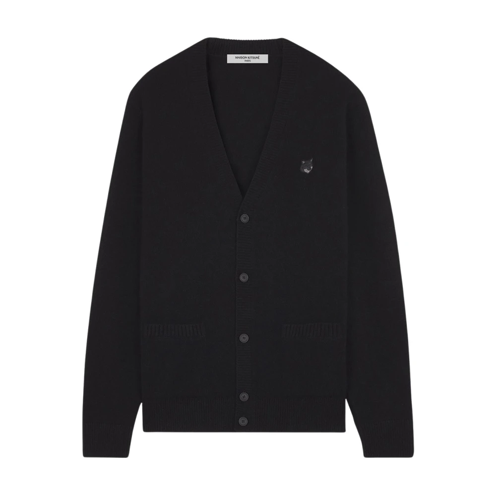 Maison Kitsuné Wol Vos Vest Black Heren