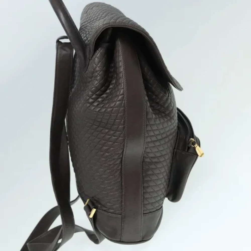 Bally Pre-owned Leather backpacks Black Dames