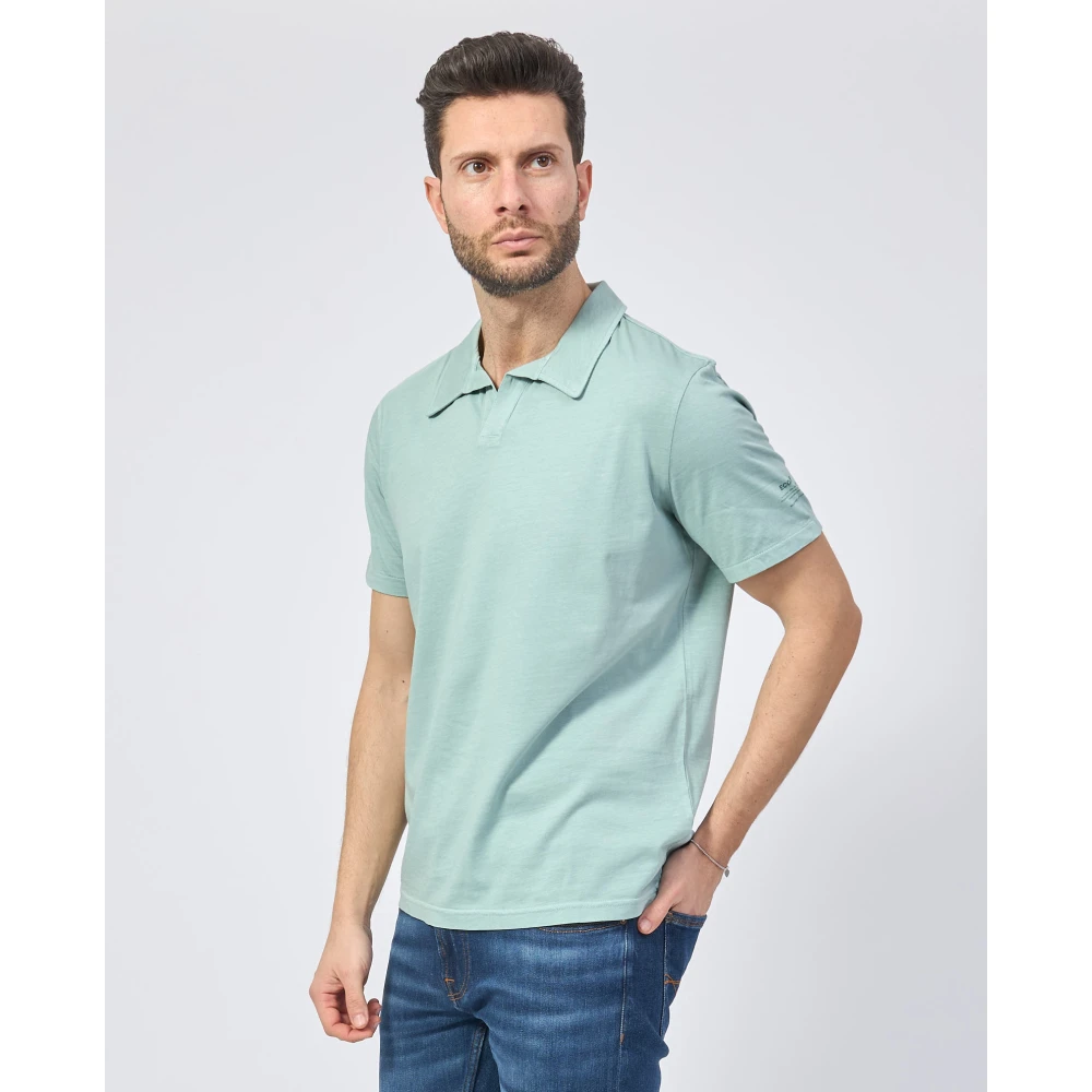 Ecoalf Groene Organische Katoenen Polo Green Heren