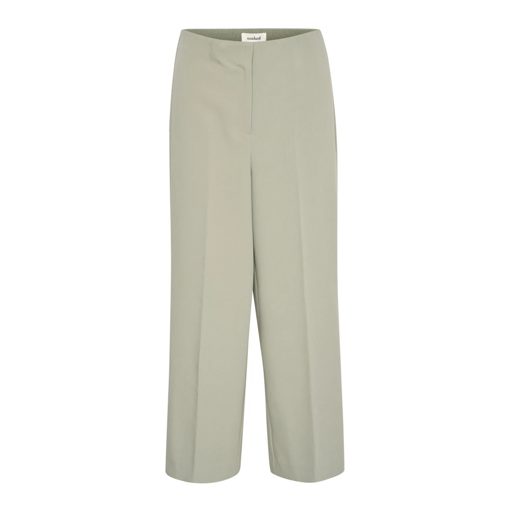 Soaked in Luxury Wijde Broek Shadow Gray Dames