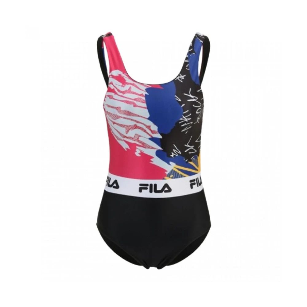 Fila Polyester Badpak Allover Print Roze Multicolor Dames