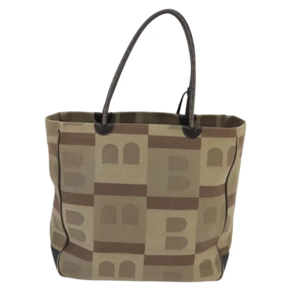 Bally Pre-owned Canvas handbags Beige Dames