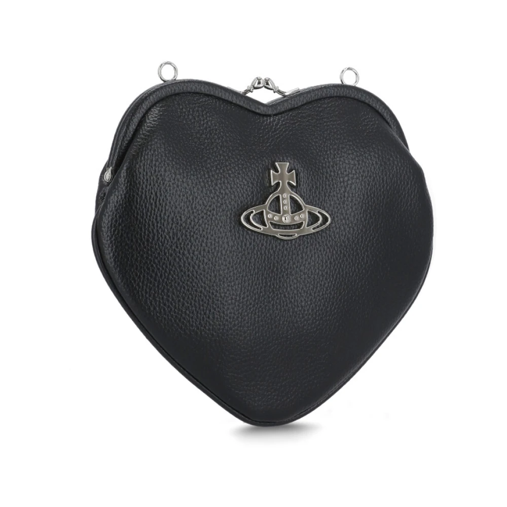 Vivienne Westwood Zwarte Synthetisch Leren Tas met Orb Logo Black Dames