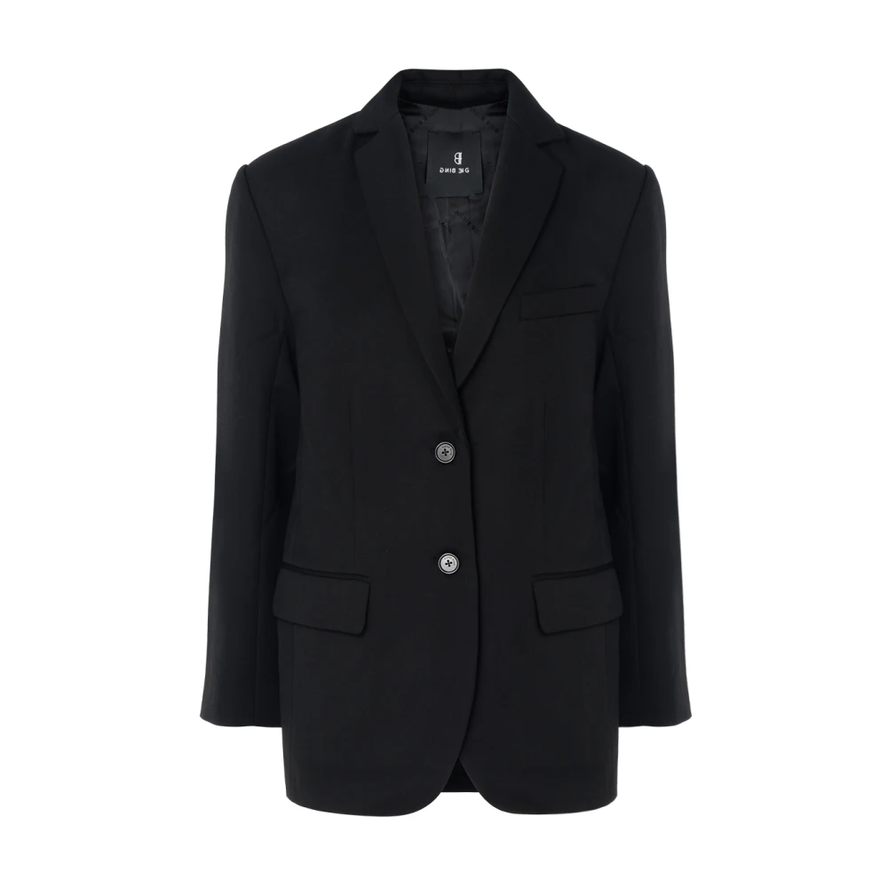 Anine Bing Quinn zwarte blazer jas Black Dames