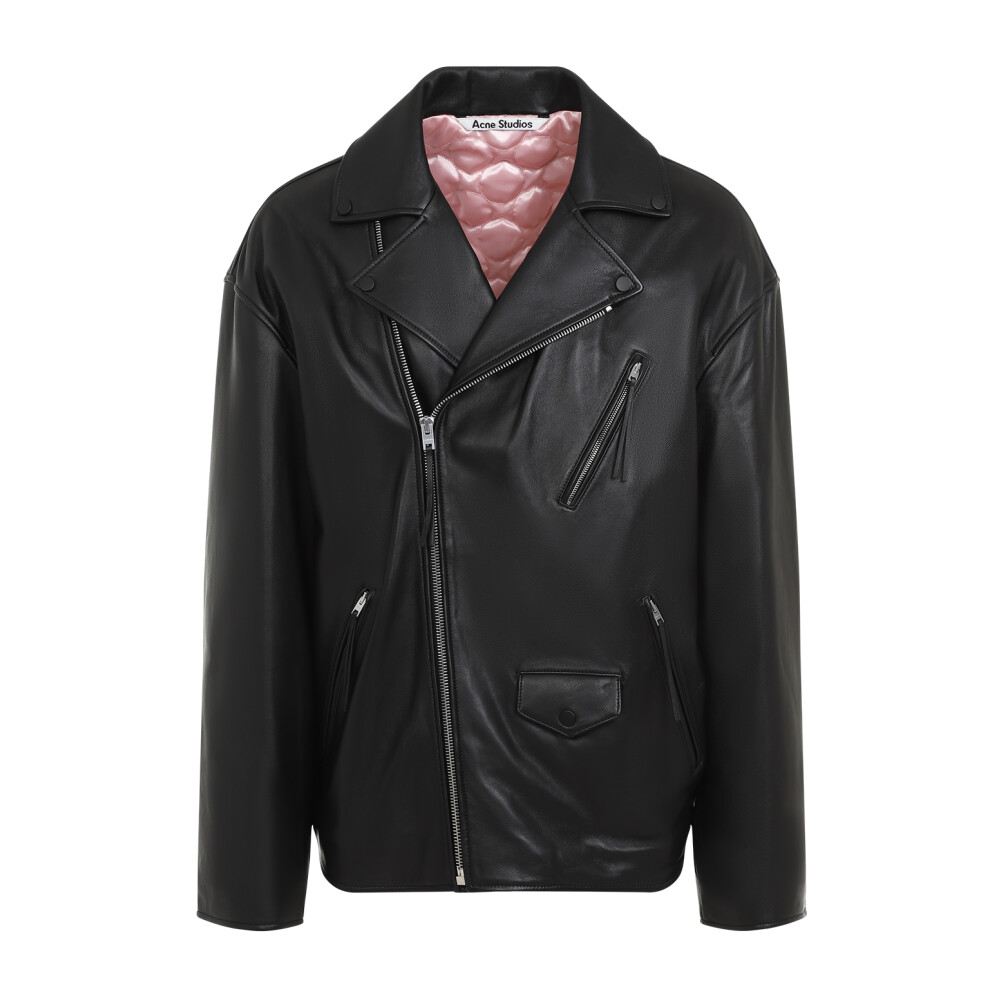 Black Leather Jacket for Men Acne Studios Men s Fashion Miinto