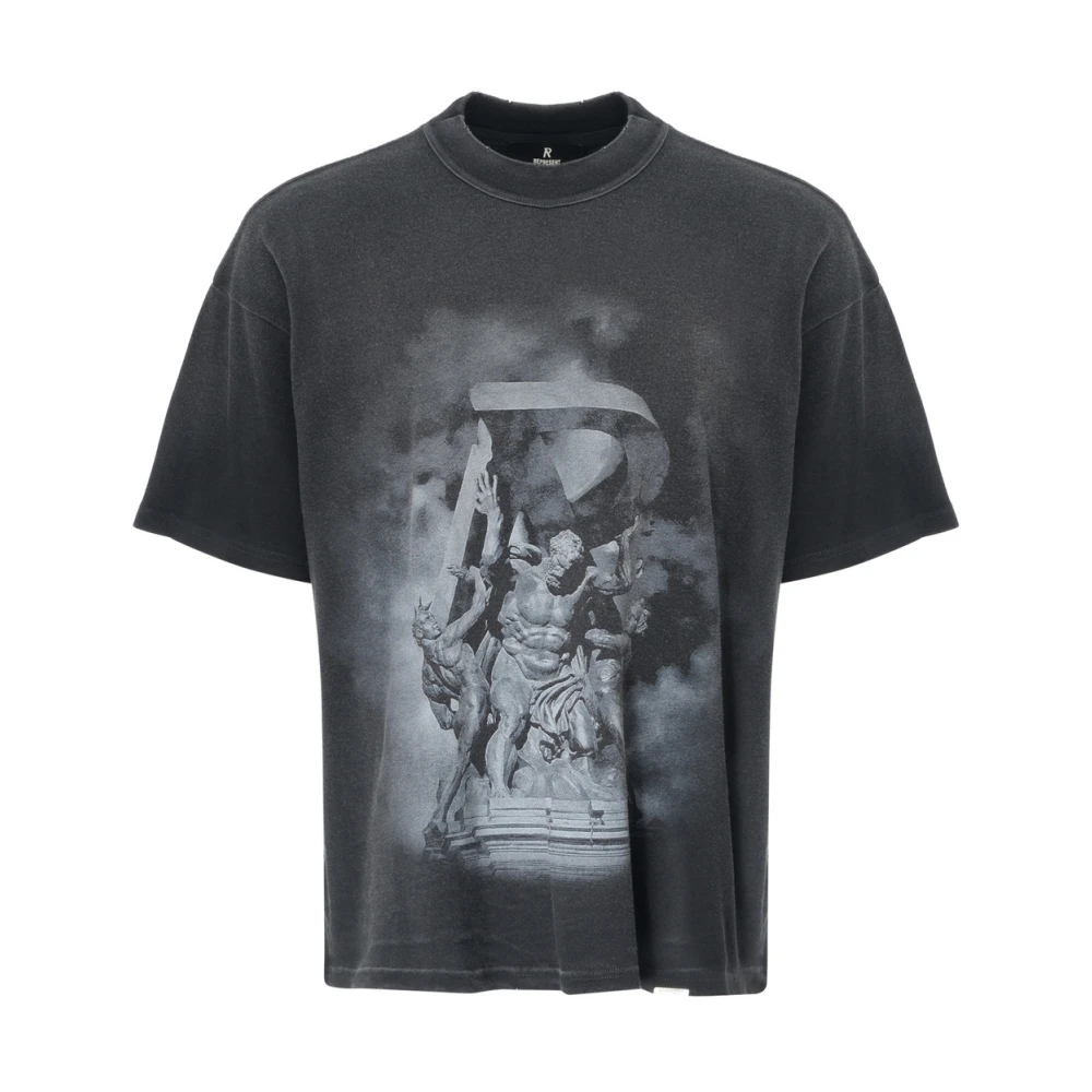 Represent Atlas T-Shirt Black Heren