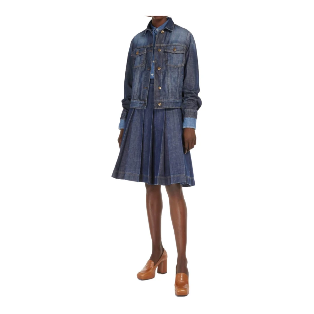 Max Mara Weekend Klassieke knoopsluiting overhemd Blue Dames