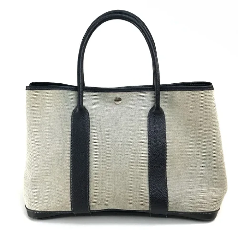 Hermès Vintage Pre-owned Fabric shoulder-bags Blue Dames