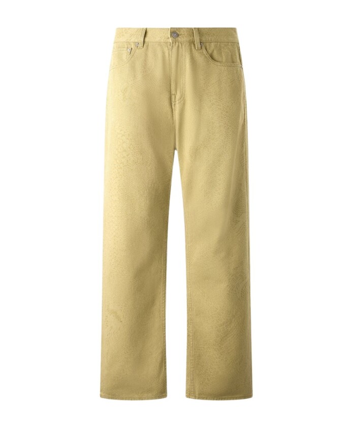 pantalon-cinq-poches-imprime-python