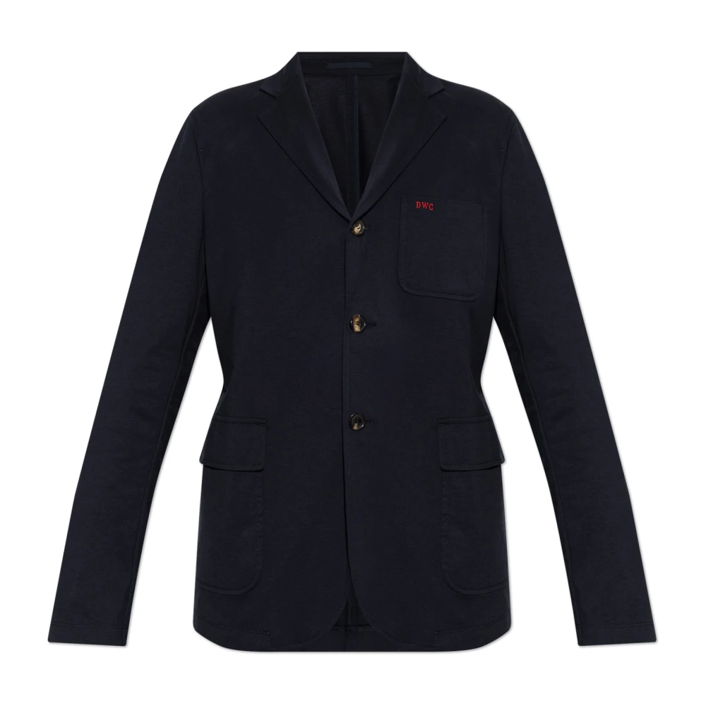 Dsquared2 Vrouw Blauw Jassen Dames, M, Katoen, Single-Vent Blazer