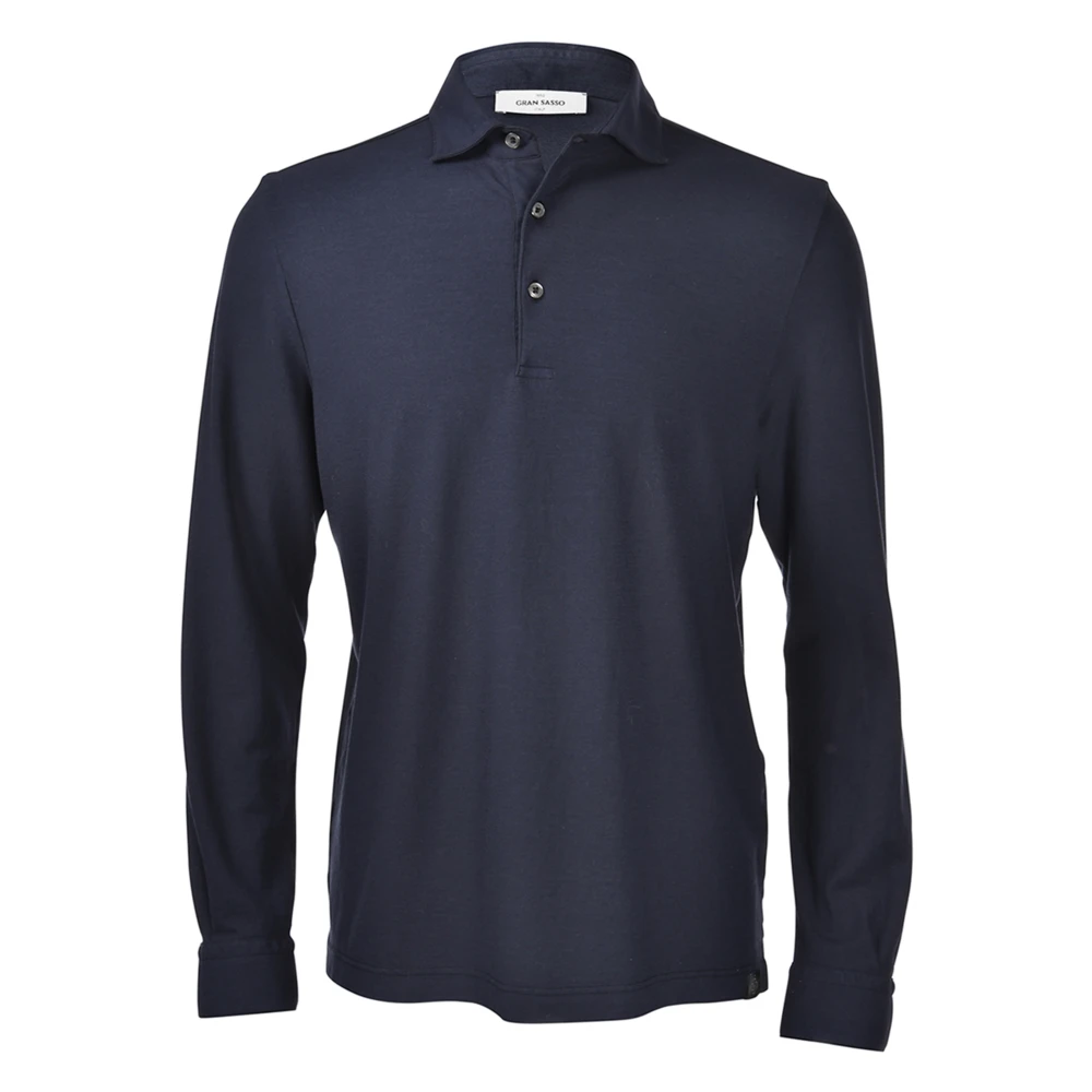 Gran Sasso Uomo Blu Top, M, New,