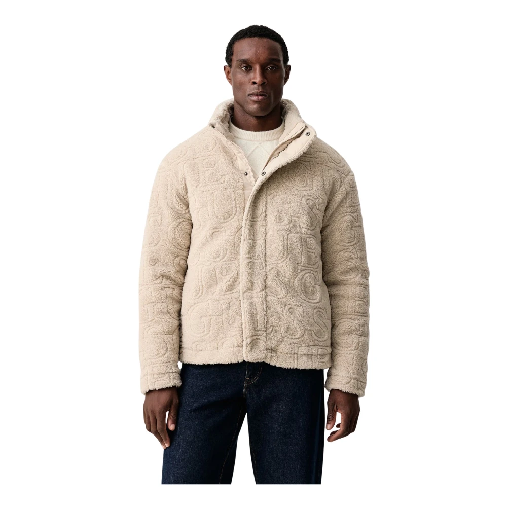 Guess Herren Creme Winterjacke M6bl66 W4479 Regular Fit - Bild 2