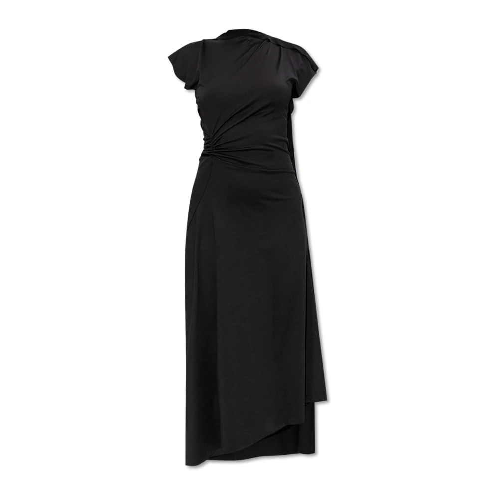 Victoria Beckham Women's Black Asymmetric Dress - Party Dresses - Xs - Dresses