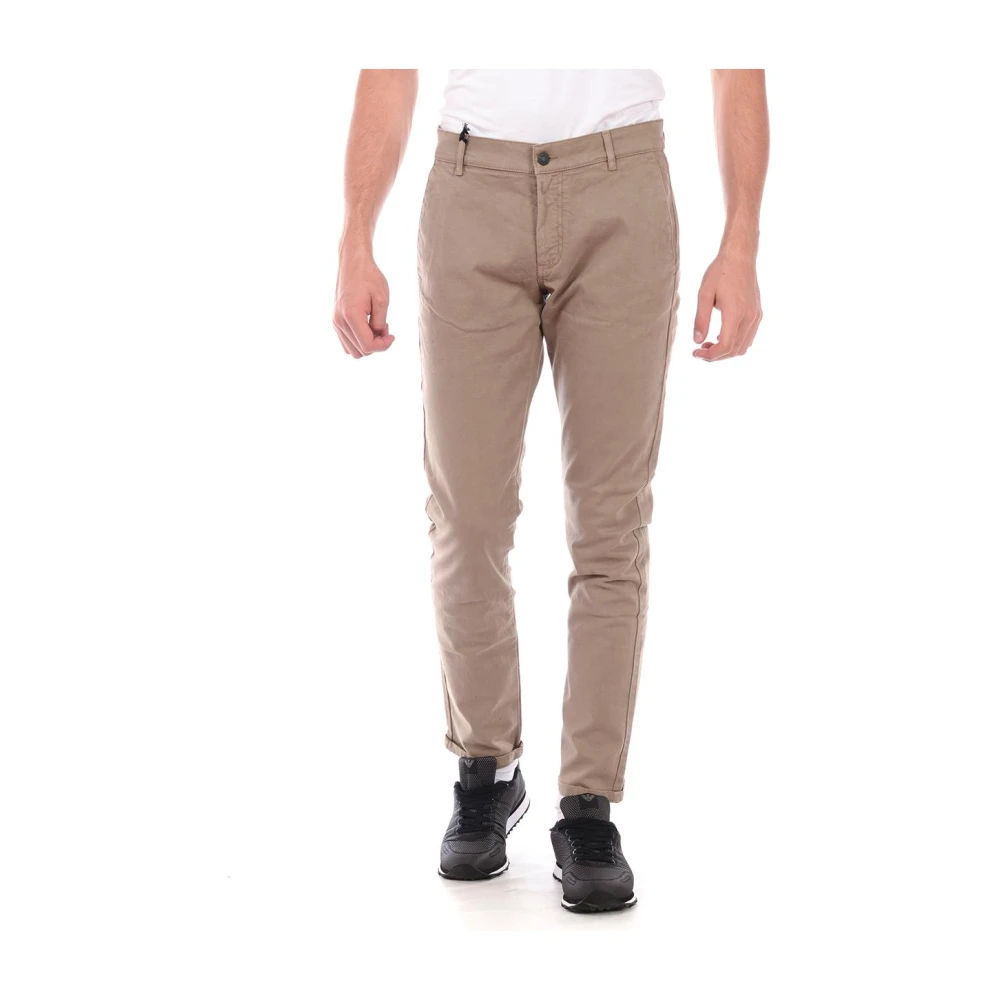Daniele Alessandrini Men's Beige Chinos, W38, Stylish Pj5386l1003806