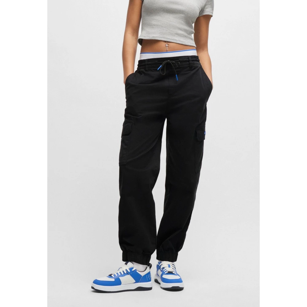 Hugo Boss Dames Hisune-1-D_B Broek Black Dames